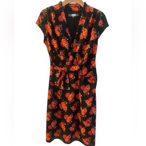 EVA FRANCO Floral Rose Dress